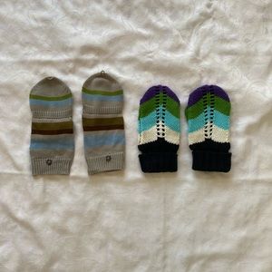 2 pairs mitten